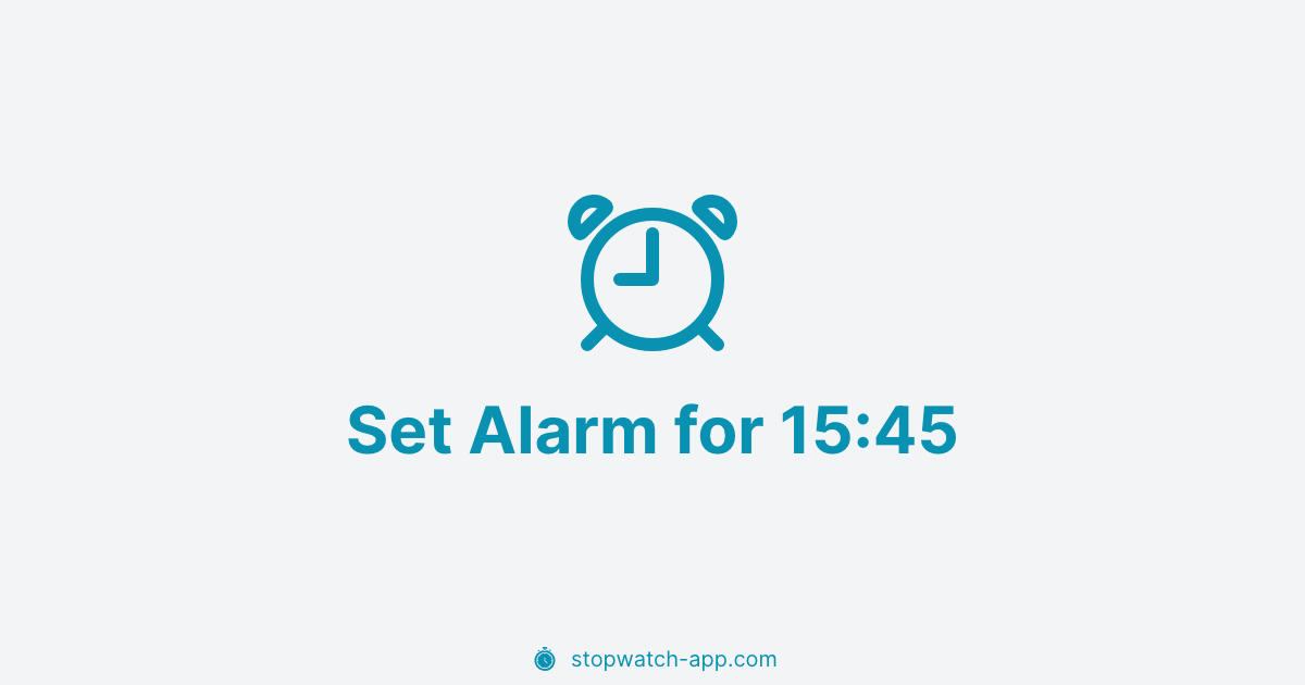 Set Alarm For 15 Minutes Youtube
