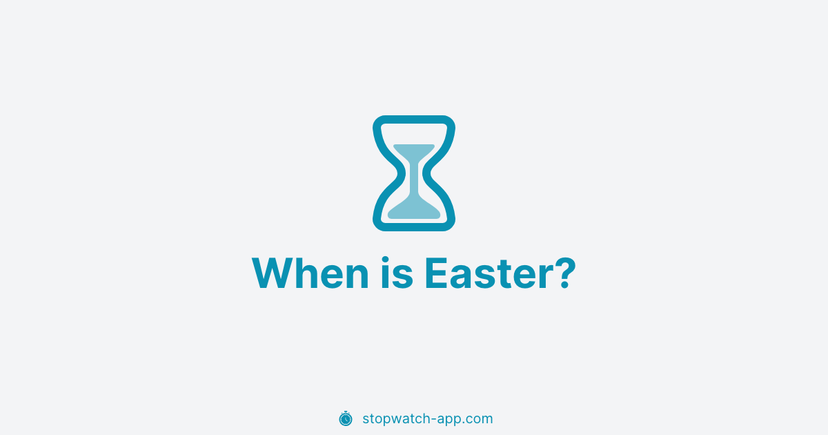 When is Easter 2025?